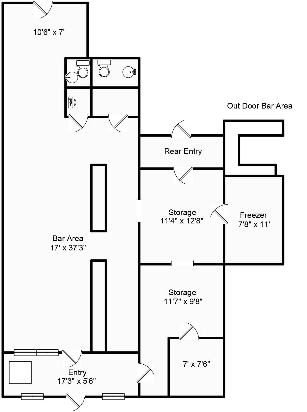 225 N Front Street, Macon, IL Floorplan